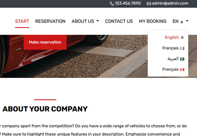 Flexible localisation for local and international customers