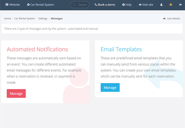 Automate reservation and payment notifications Automate reservation and payment notifications