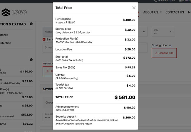 Clear pricing and promo codes