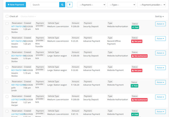 Keep complete payment records and reporting visibility