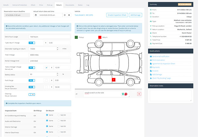 Manage documents, photos, notes and history