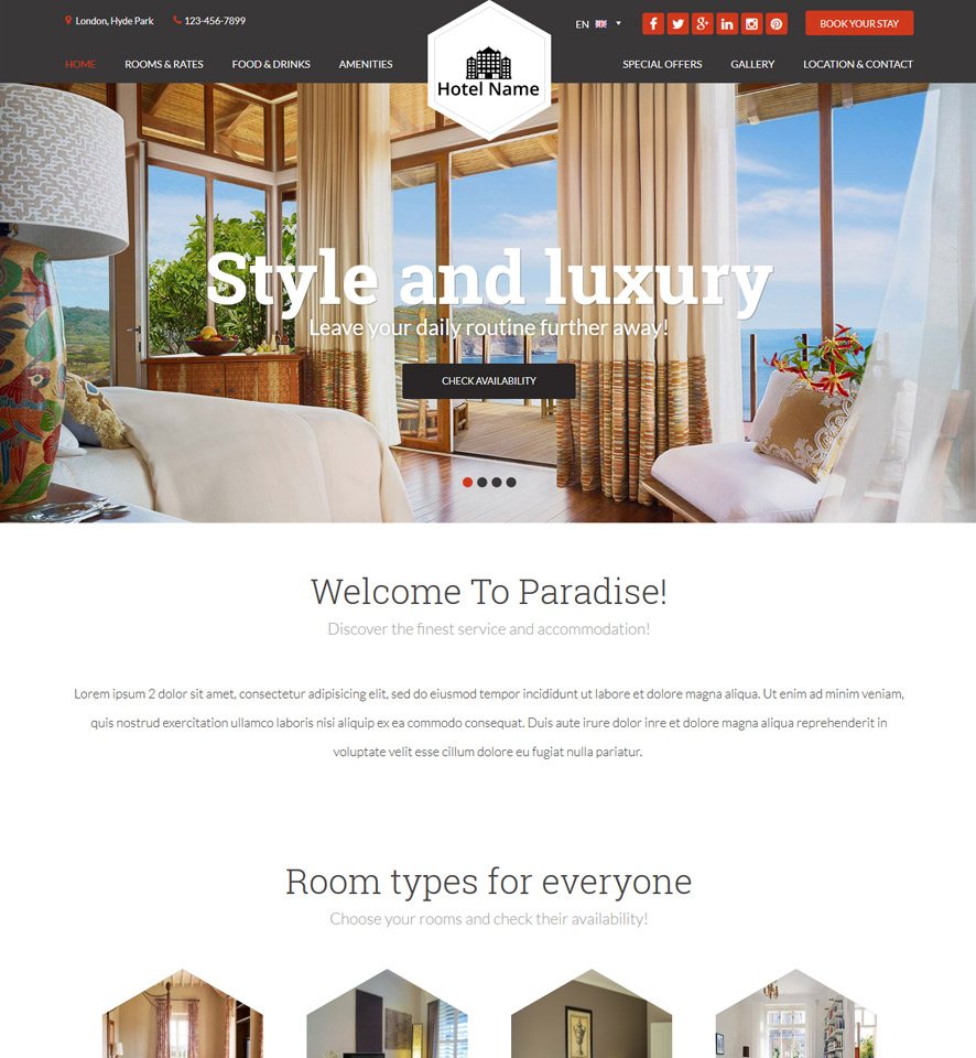 Vevs Hotel Websites Website Builder