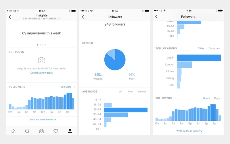 Instagram Insights Stats