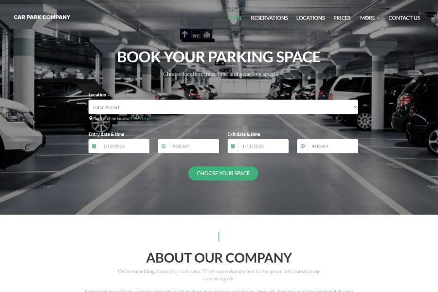 Parking Reservation Video