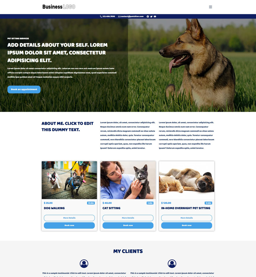 vevs-pet-sitting-websites-website-builder