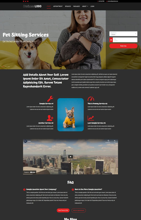 vevs pet sitting websites website builder pet sitter profile examples