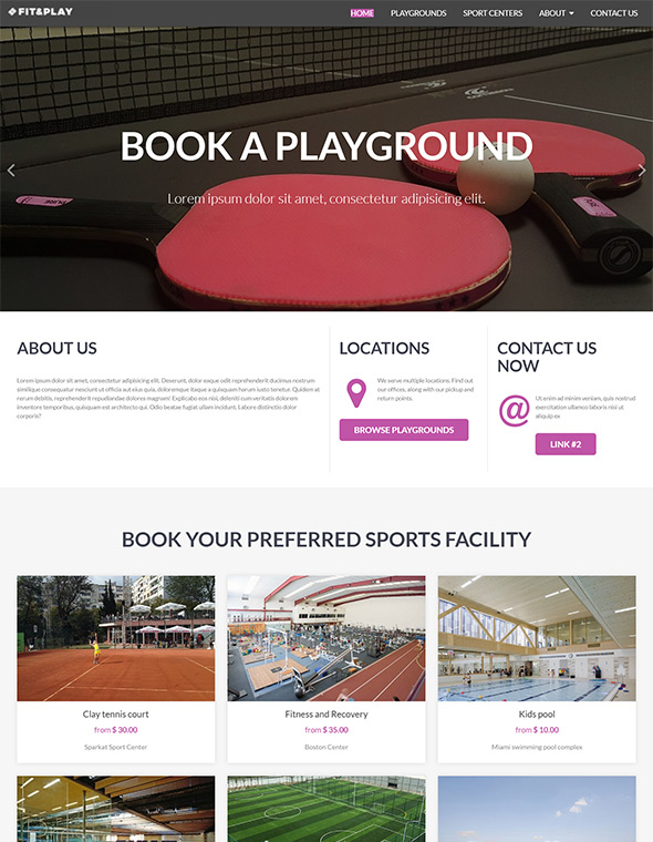 VEVS Playground sites Demo