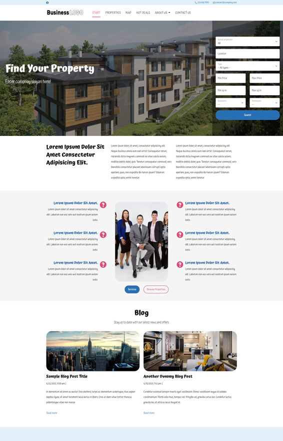Real Estate Website 2