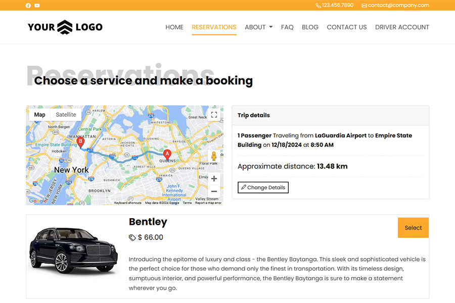 Fleet page