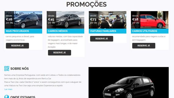 VEVS Car Rental Site - Promos