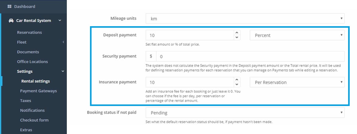 VEVS Deposit Payments