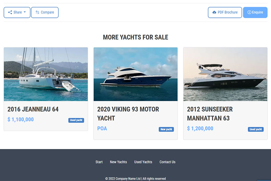 Featured and similar yachts