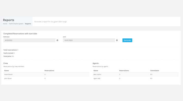 Analyze reports