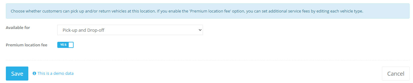 VEVS Car Rental Software - Service Availability